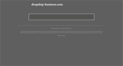 Desktop Screenshot of dropship-business.com