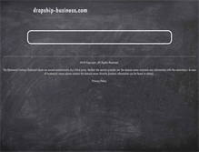 Tablet Screenshot of dropship-business.com